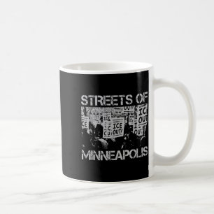 Straßen von Minneapolis jetzt Eis ab Kaffeetasse