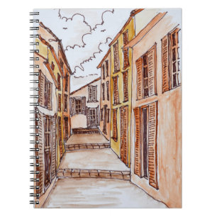 Straßen von Saint-Tropez Französische Riviera, F Notizblock