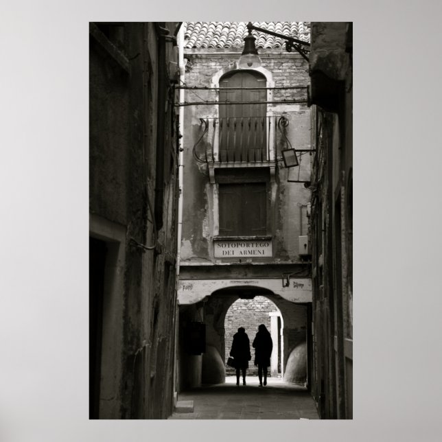 Straßen von Venedig II Poster (Vorne)