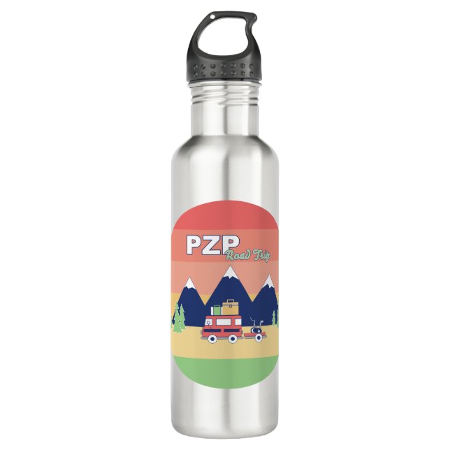 Straßenabschnitt Flasche Edelstahlflasche (Vorderseite)