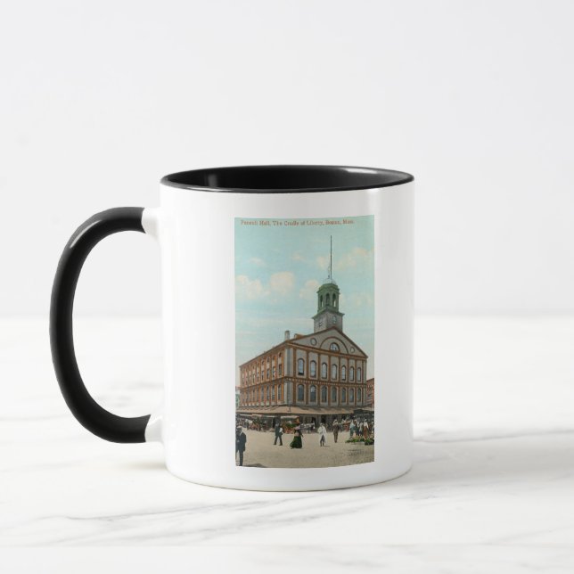 Straßenansicht der Faneuil Hall Tasse (Links)