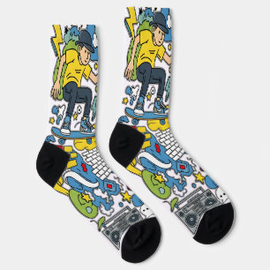 Straßenatmosphäre Socken