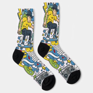 Straßenatmosphäre Socken
