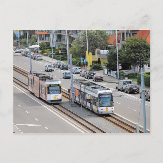 Straßenbahn (Belgien) Postkarte (Vorderseite)