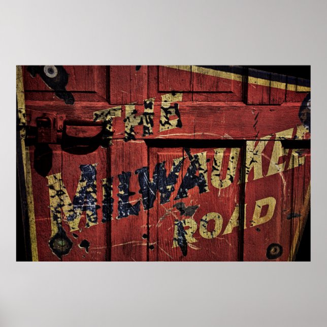 STRASSENBAHN BOXCAR MILWAUKEE POSTER (Vorne)