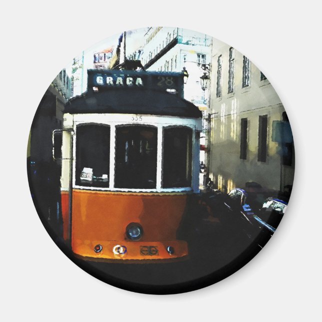 Straßenbahn in Lissabon Magnet (Vorne)