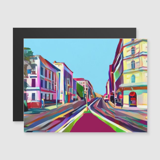 Straßenbahn in Wien, Österreich Magnetkarte (Vorne/Hinten)
