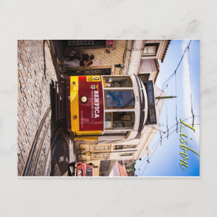Straßenbahn Lissabon Postkarte