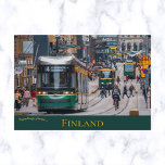 Straßenbahnen in Aleksanterinkatu Helsinki Finnlan Postkarte<br><div class="desc">Diese Postkarte bietet einen Blick auf Straßenautos in Aleksanterinkatu,  Helsinki,  Finnland. Foto: Tapio Haaja,  2019. Genießen Sie Ihre neuen Straßenautos in Aleksanterinkatu Helsinki Finnland Postcard!</div>