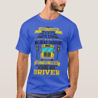 Straßenbahnhaltestelle Bahnübergang Schulbus T-Shirt