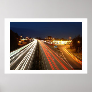 Straßenbahnhaltestelle in Deutschland Poster