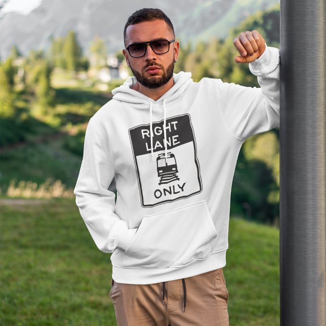 Straßenbahnlinie nur Straßenschild Hoodie (Von Creator hochgeladen)