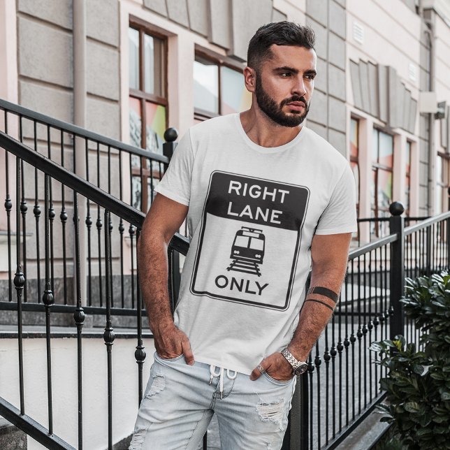 Straßenbahnlinie nur T - Shirt (Von Creator hochgeladen)