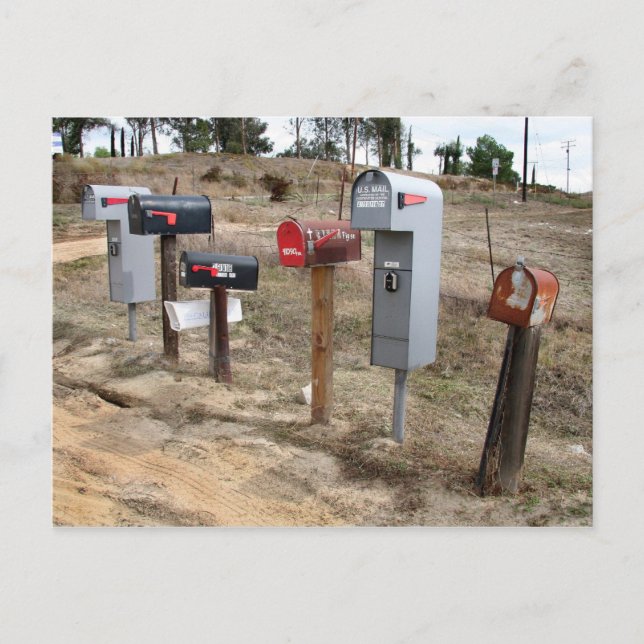Straßenbahnlinien in Murrieta, CA Postkarte (Vorderseite)