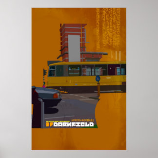 Straßenbahnstraßenplakat Poster
