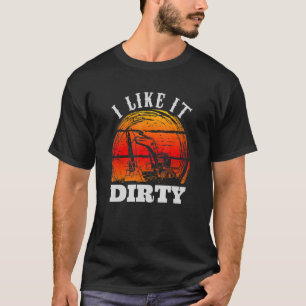 Straßenbau für Männer mit schweren Ausrüstungen T-Shirt