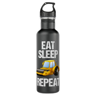 Straßenbauarbeiter 2 edelstahlflasche