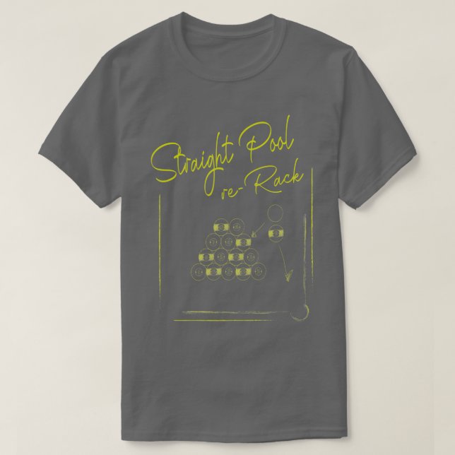 STRASSENBECKEN SIND RACK BILLIARDS T-Shirt (Design vorne)