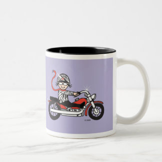 Straßendiva-Tassenentwurf 2 Zweifarbige Tasse