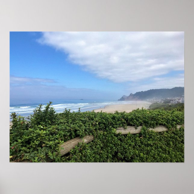 Straßenende, Lincoln City, Oregon Poster (Vorne)