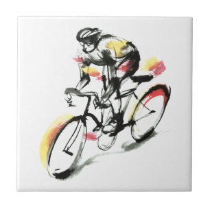 Straßenfahrrad Fliese