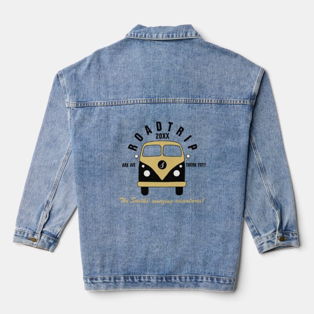 Straßenfahrt Jeansjacke (Rückseite)