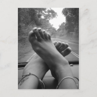 Straßenfahrt Postkarte