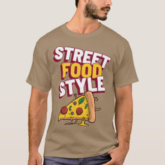 Straßenfood-Stil lustig T-Shirt