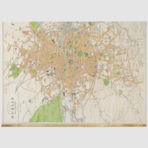 Straßenkarte Dekorierpapier Seidenpapier