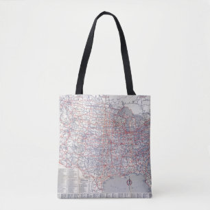 Straßenkarte Vereinigte Staaten Tasche