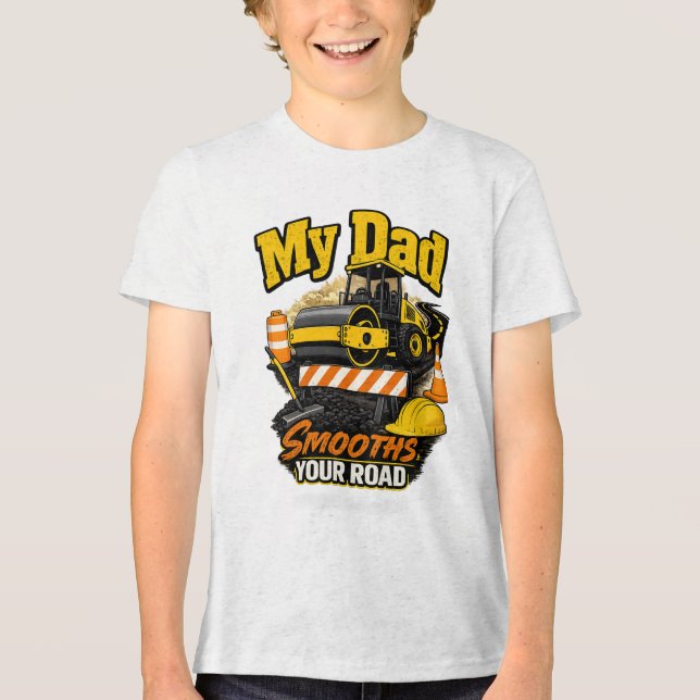 Straßenkolonne Tri-Blend Shirt (Vorderseite)