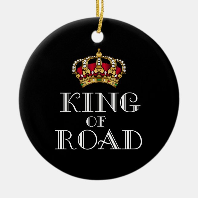 Straßenkönig Keramik Ornament (Vorne)