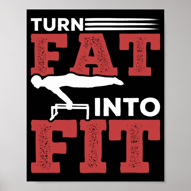 Straßenkraft Training Calisthenics Körpergewicht Poster (Vorne)