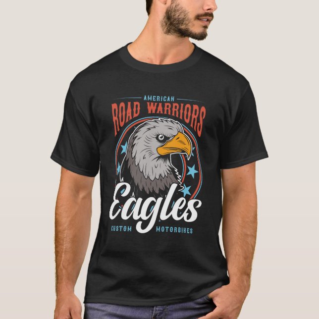 Straßenkrieger Adler T - Shirt (Vorderseite)