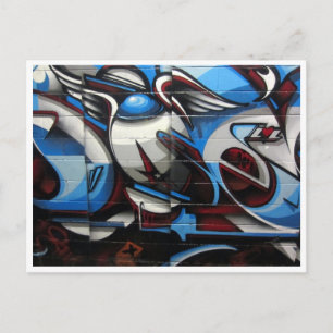 Straßenkunst Postkarte