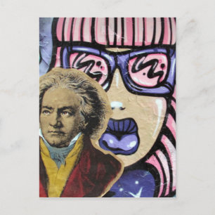 Straßenkunst Postkarte