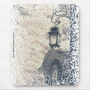 Straßenlaterne-Mauspad Mousepad