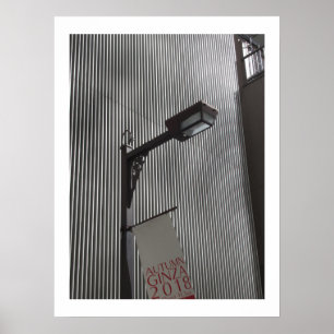 Straßenlaternen in Tokio: Ginza Poster