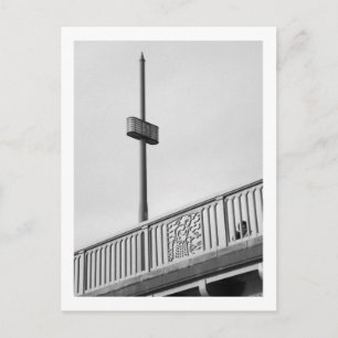 Straßenlaternen in Tokio: Kuramae-Brücke Postkarte