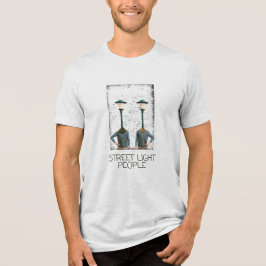 Straßenlaternenmenschen Tri-Blend Shirt