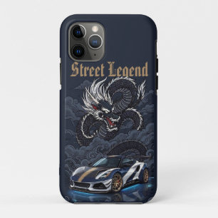 Straßenlegende Mittelmotor V6 Sportwagen Drache Case-Mate iPhone Hülle