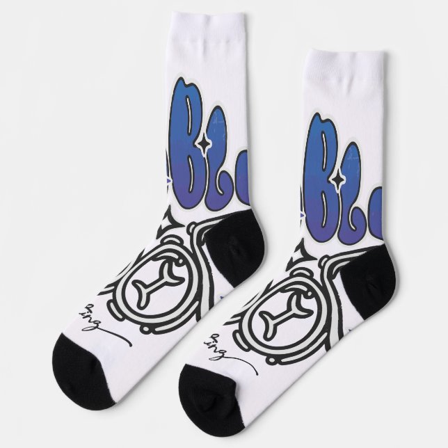Straßenmodus Socken (Linkes Detail)