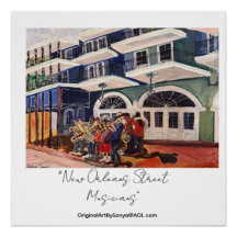 Straßenmusikanten in New Orleans