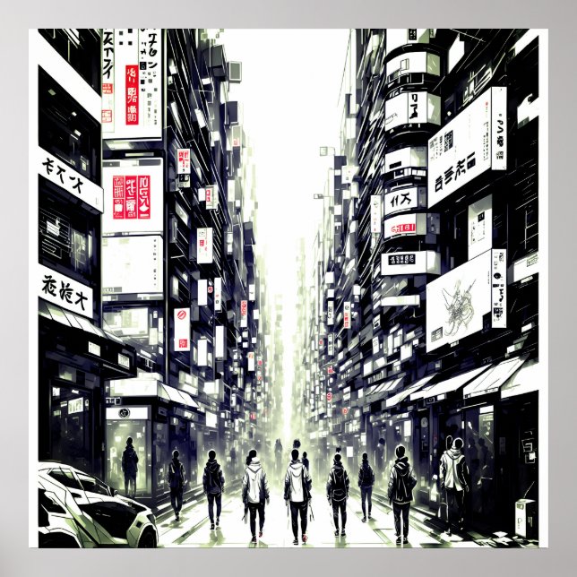 Straßenplakat Tokio Poster (Vorne)