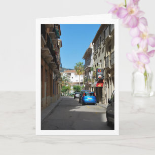 Straßenporträt, Chelva Valencia Spanien, Spanisch Karte