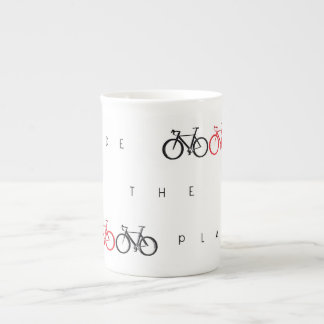Straßenradkaffee-Tasse Prozellantasse