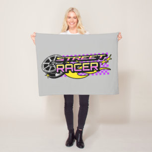 STRASSENRENNFAHRER BRENNENDES RAD CLUB FLEECEDECKE