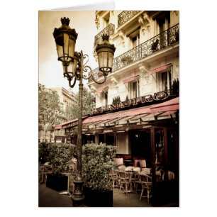 Straßenrestaurant, Paris, Frankreich