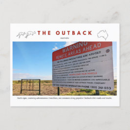 Straßenschild Feiertagspostkarte