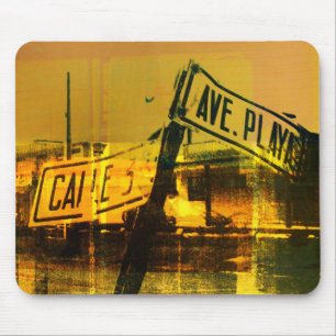 Straßenschild Mousepad